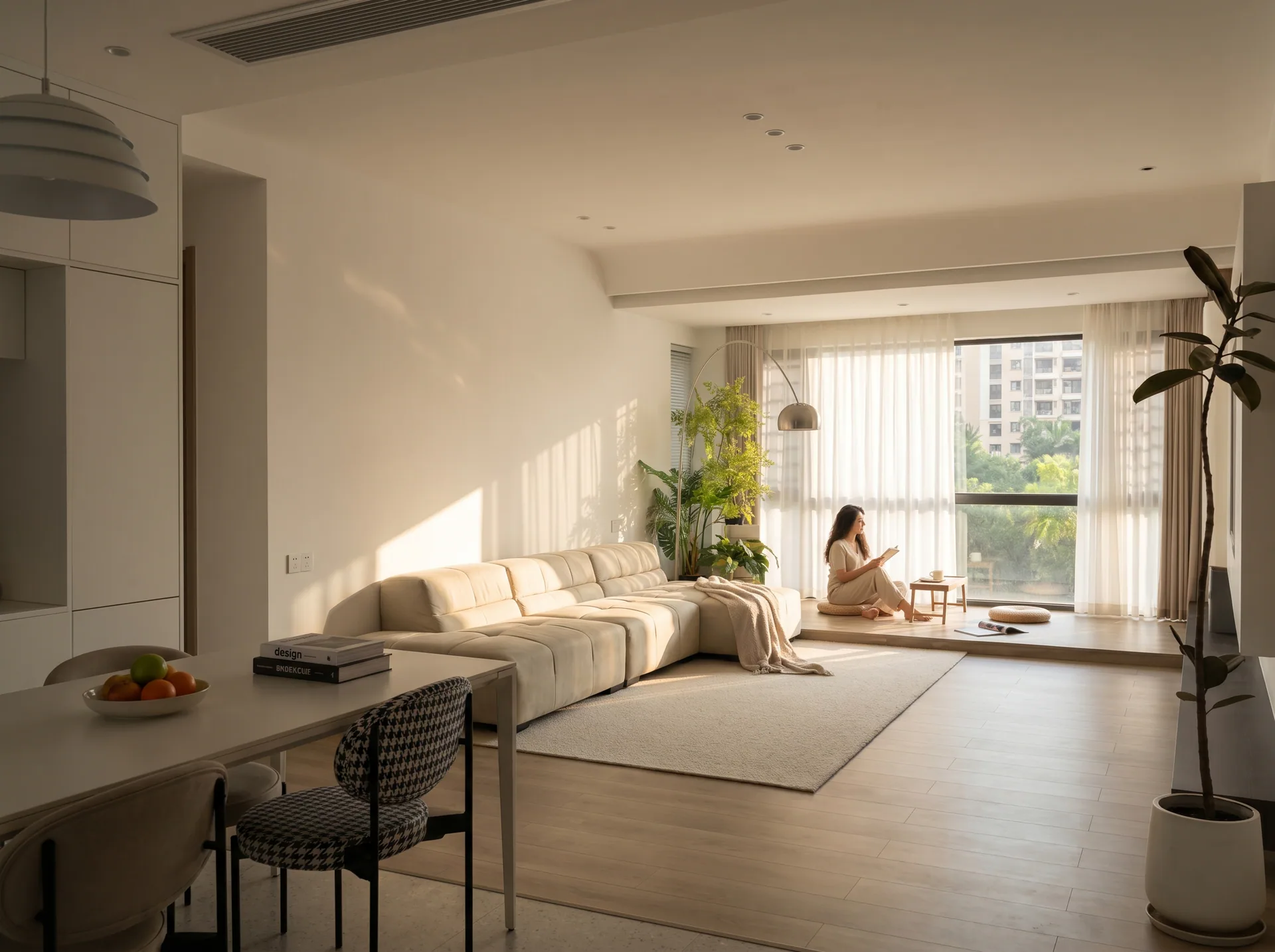 Japanese cream wood residential project project image